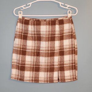 Potter's Pot Plaid Mini Skirt
